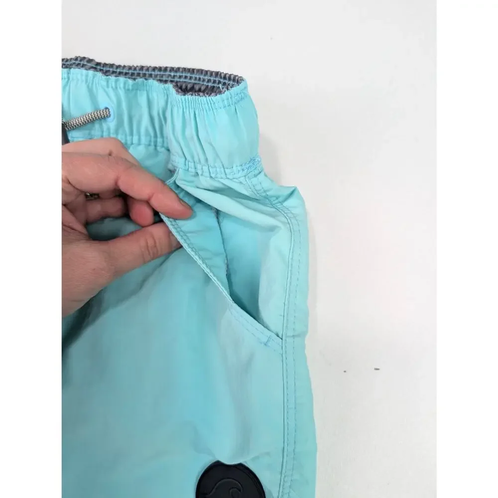 Art Class Boys Medium (8) Teal Swim Shorts - Attached Boxer Brief